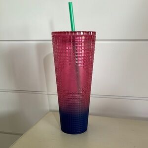 Starbucks Gradient Tumbler with Green Straw